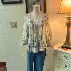 Lightweight floral jacket